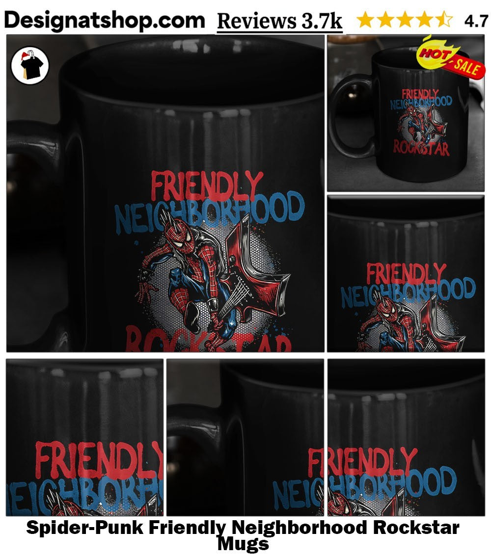 Spider-Punk Friendly Neighborhood Rockstar shirt