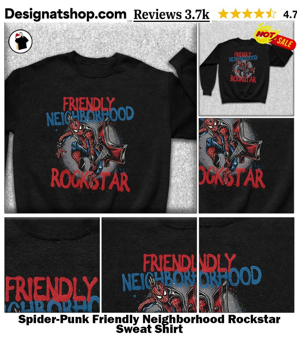Spider-Punk Friendly Neighborhood Rockstar shirt