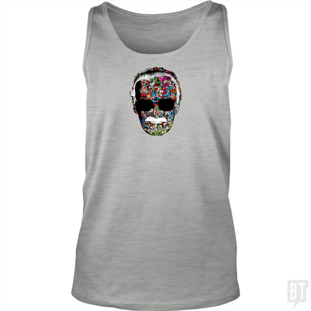 Stan Lee Man of Many Faces Tank Top