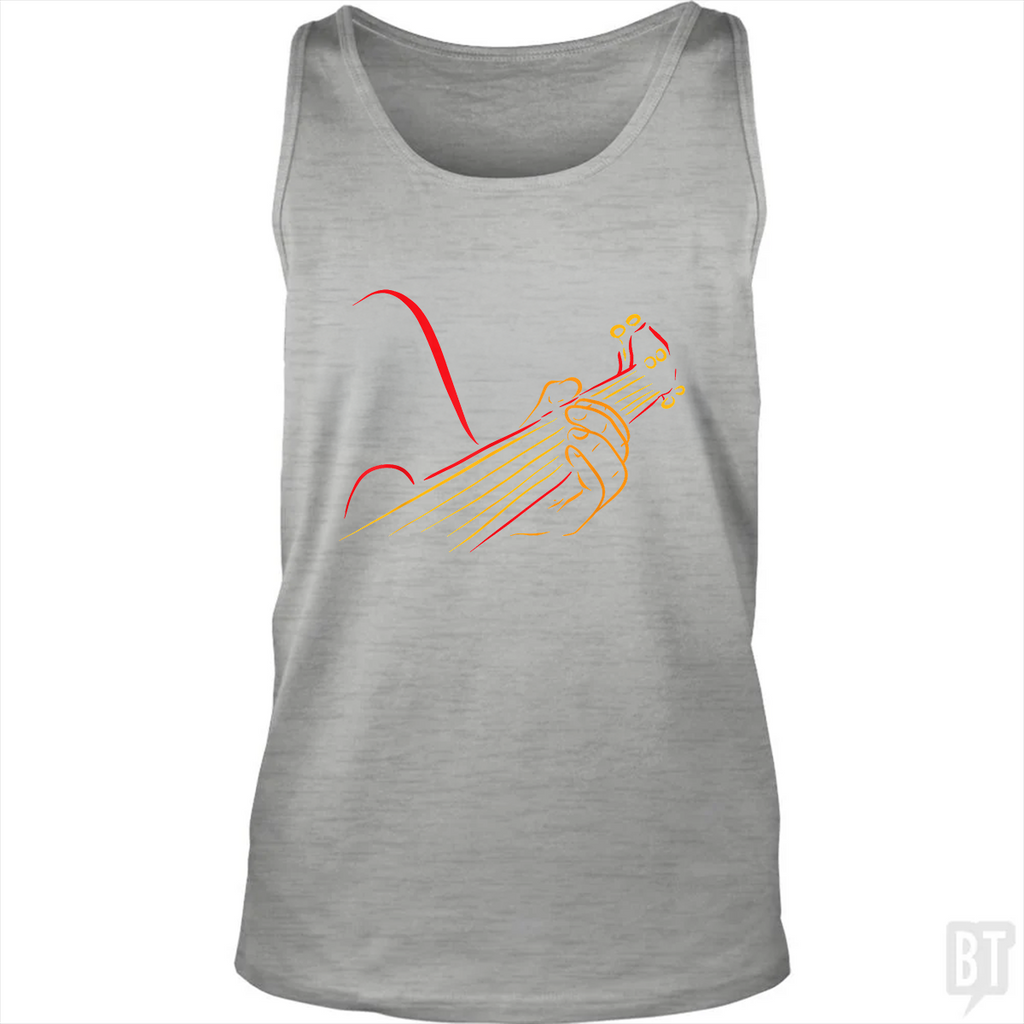 Playing Guitar Music Life Tank Top