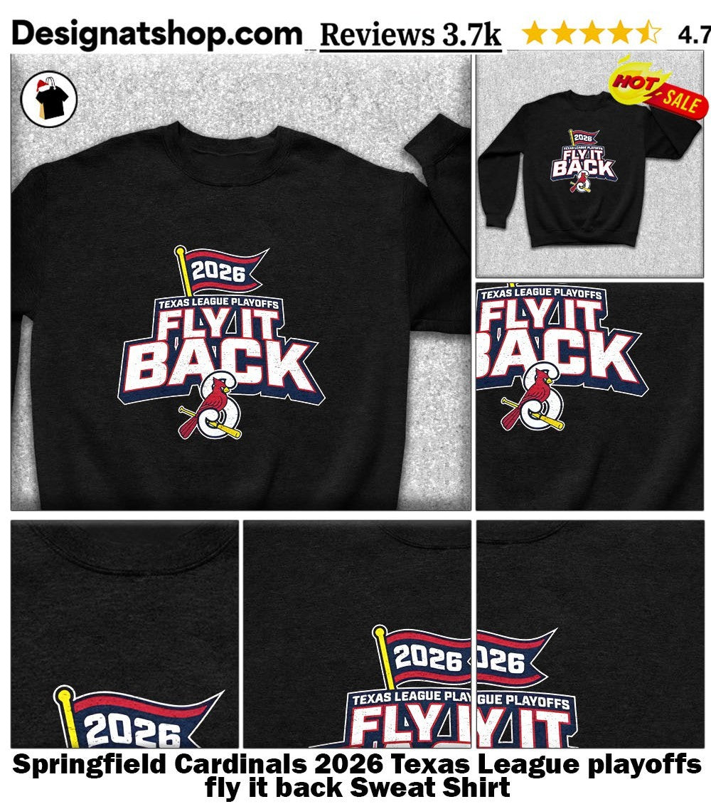 Springfield Cardinals 2026 Texas League playoffs fly it back shirt