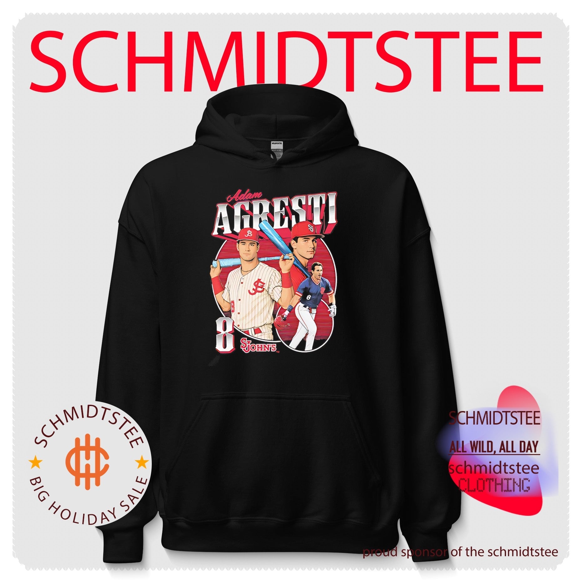 St Johns University Adam Agresti number 8 vintage shirt