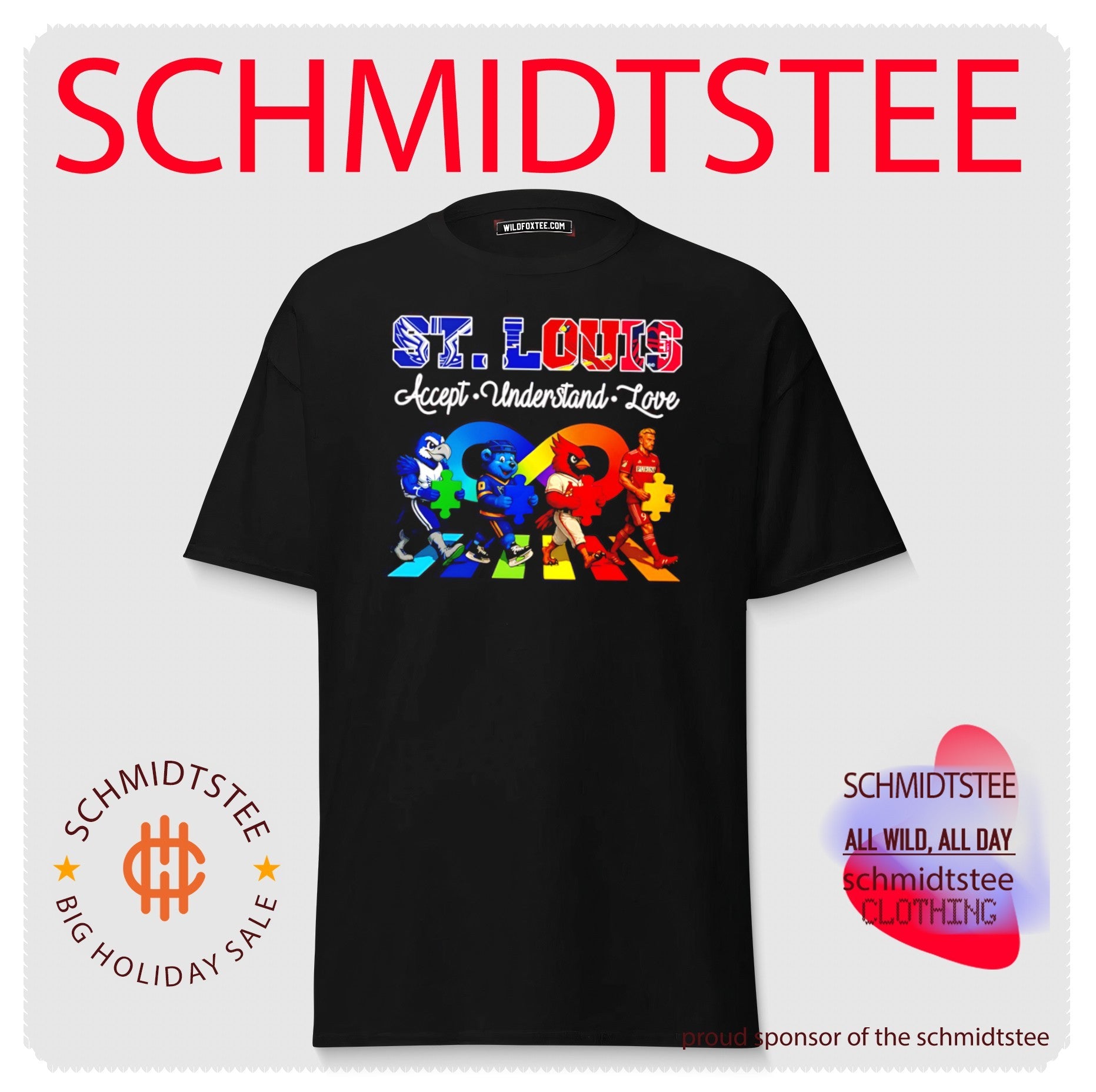 St Louis Accept Understand Love Autism Awareness shirt