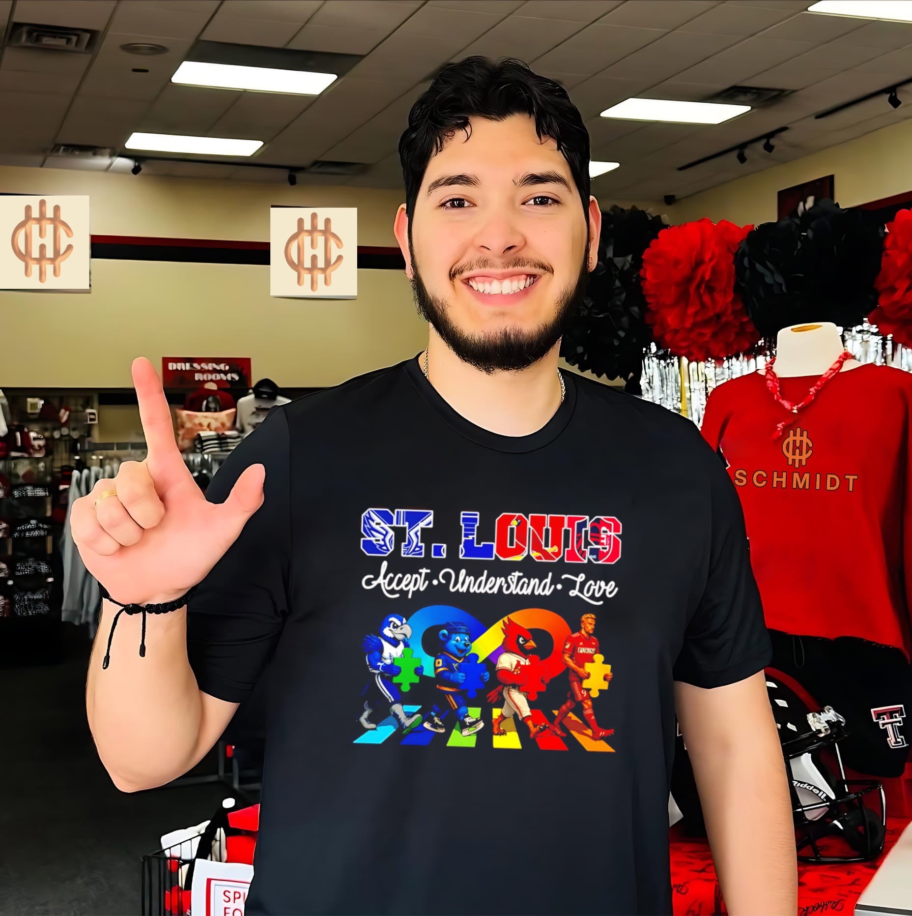 St Louis Accept Understand Love Autism Awareness shirt