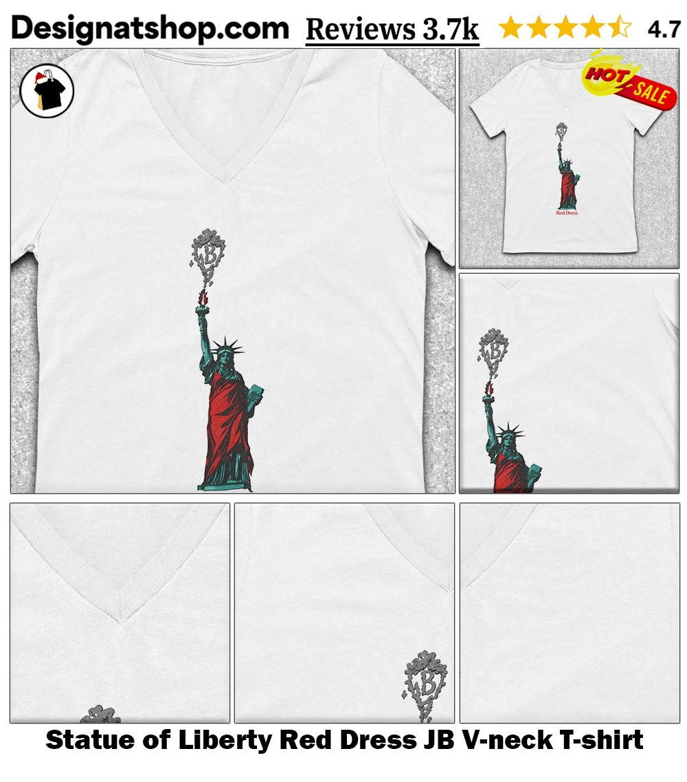 Statue of Liberty Red Dress JB shirt