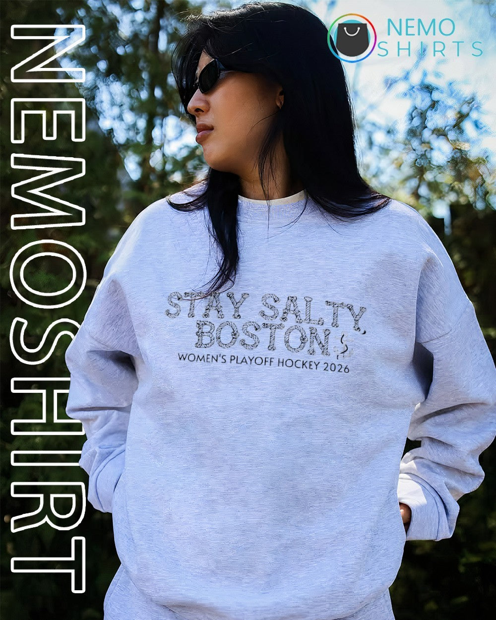 Stay salty Boston Fleet women’s playoff hockey 2026 shirt