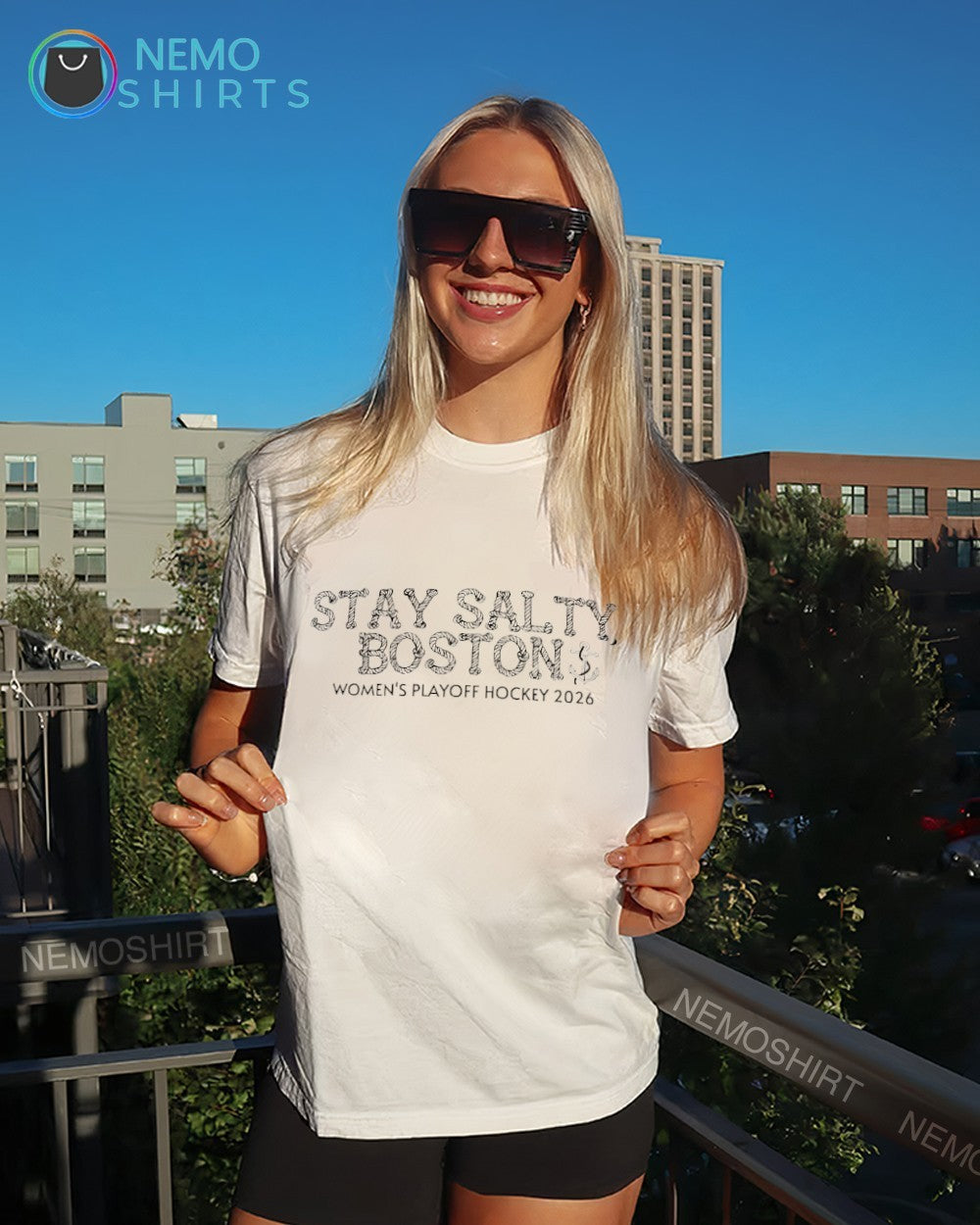 Stay salty Boston Fleet women’s playoff hockey 2026 shirt