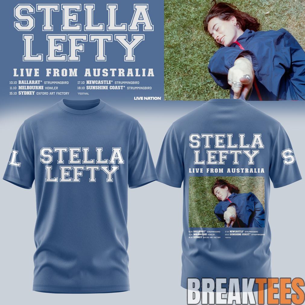 Stella Lefty Live From Australia Tour 2026 Tee Edition