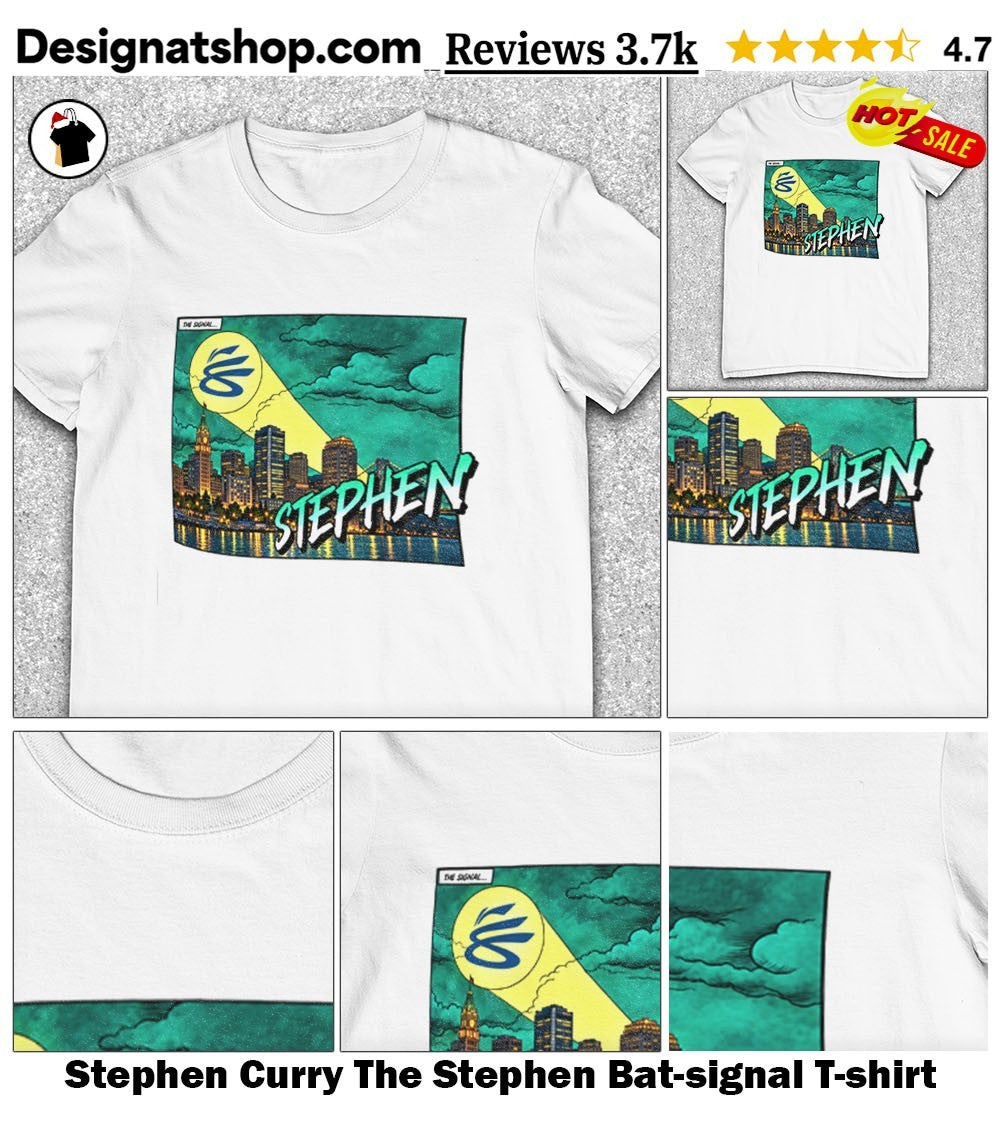 Stephen Curry The Stephen Bat-signal shirt