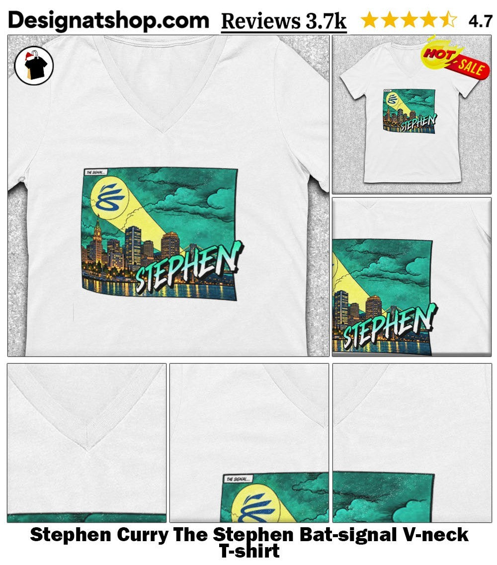 Stephen Curry The Stephen Bat-signal shirt