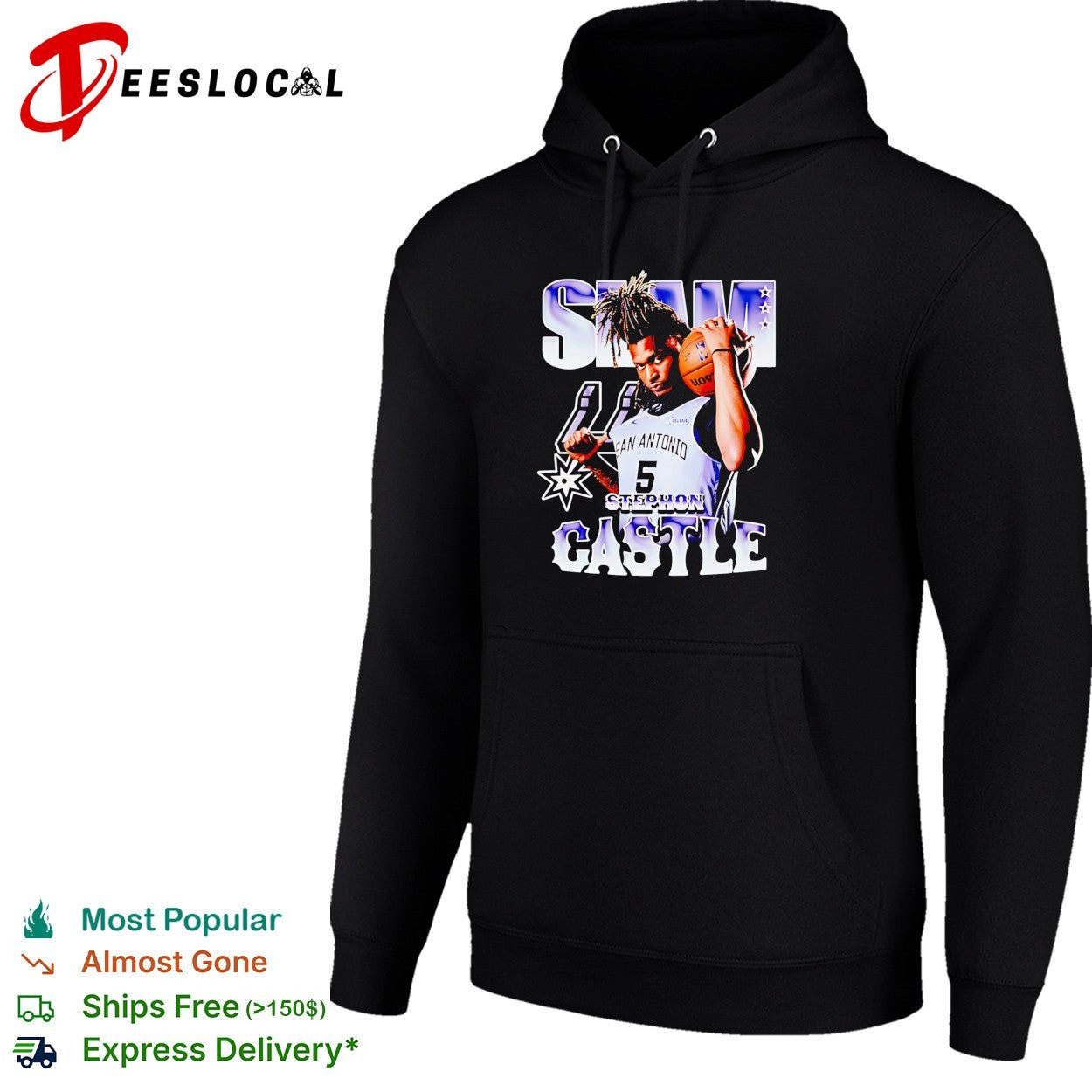 Stephon Castle San Antonio Spurs SLAM vintage shirt