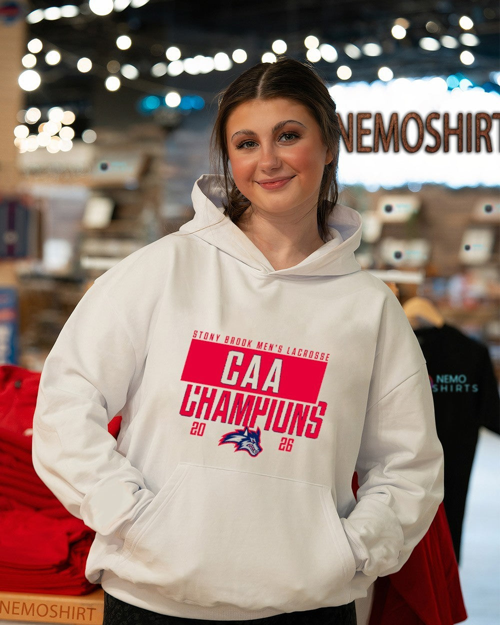 Stony Brook men’s lacrosse CAA champions 2026 shirt
