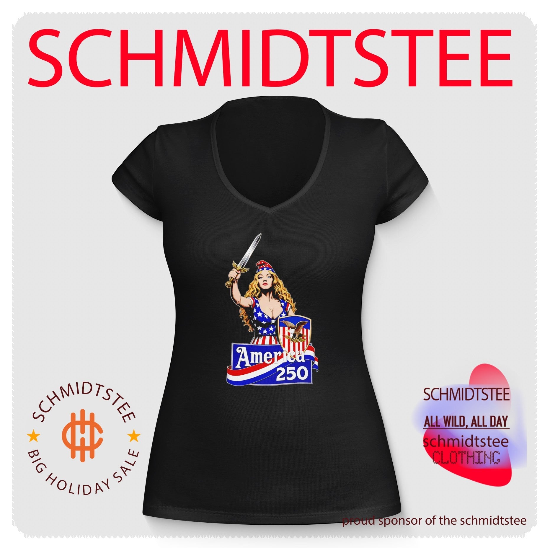 Strong Woman America 250 4th Of July Shirt