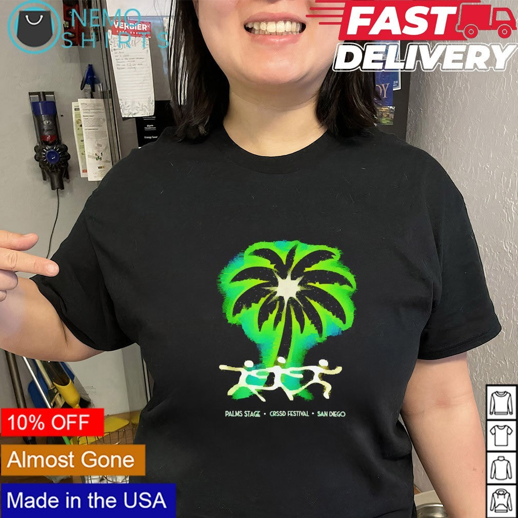 Suicide Palms Stage Crssd Festival San Diego music festival shirt