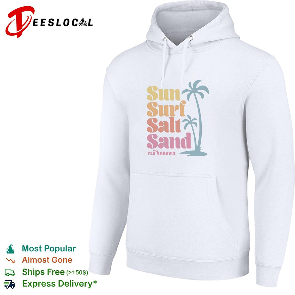 Sun surf salt sand palm tree FloGrown shirt