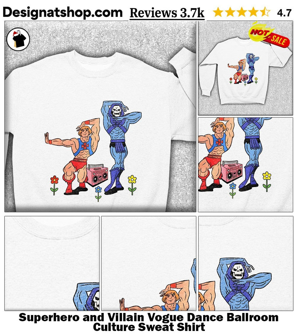 Superhero and Villain Vogue Dance Ballroom Culture shirt