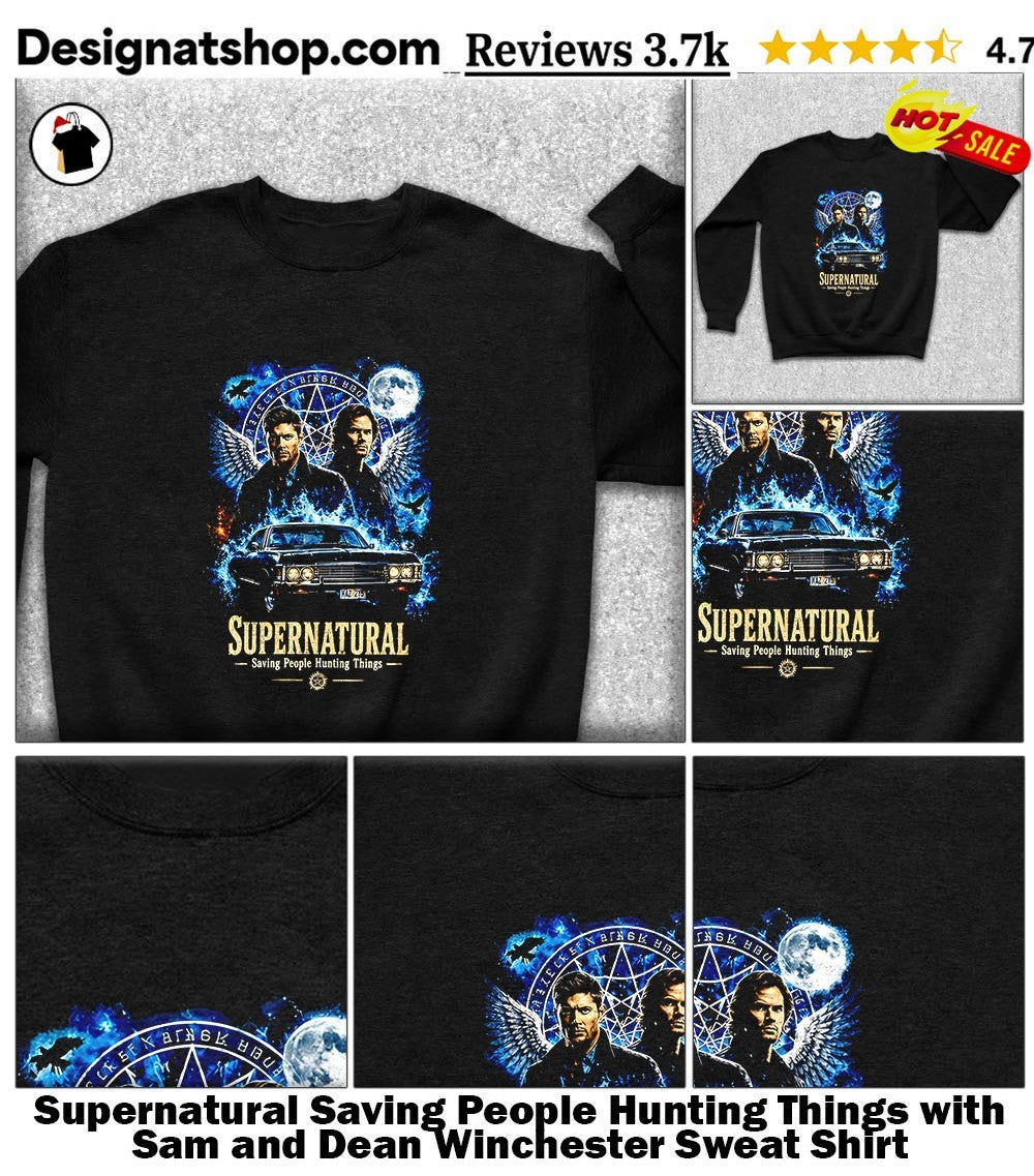 Supernatural Saving People Hunting Things with Sam and Dean Winchester shirt