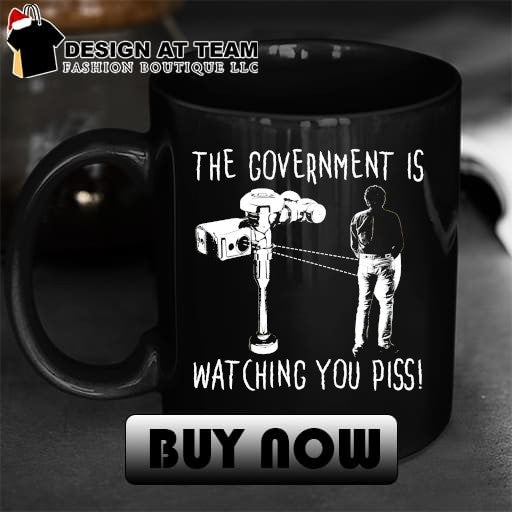 Surveillance Toilet Flusher Man The Government Is Watching You Piss Shirt