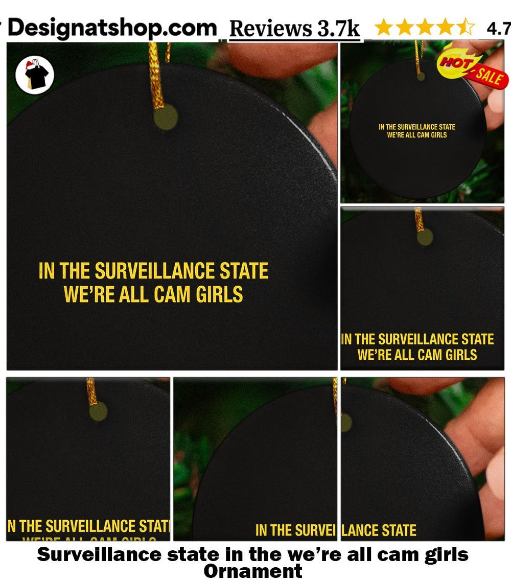 Surveillance state in the we’re all cam girls shirt