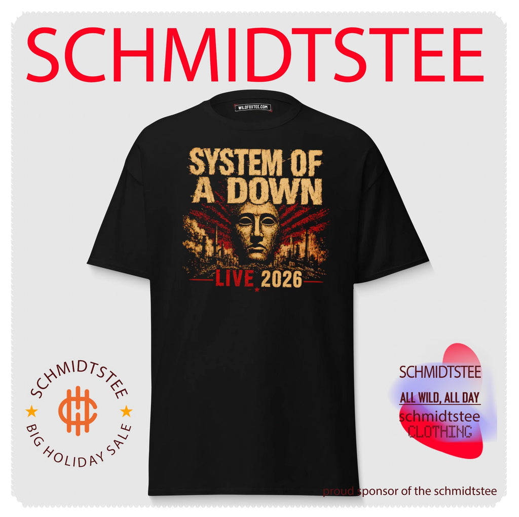 System of a Down Live 2026 SOAD Heavy Metal shirt