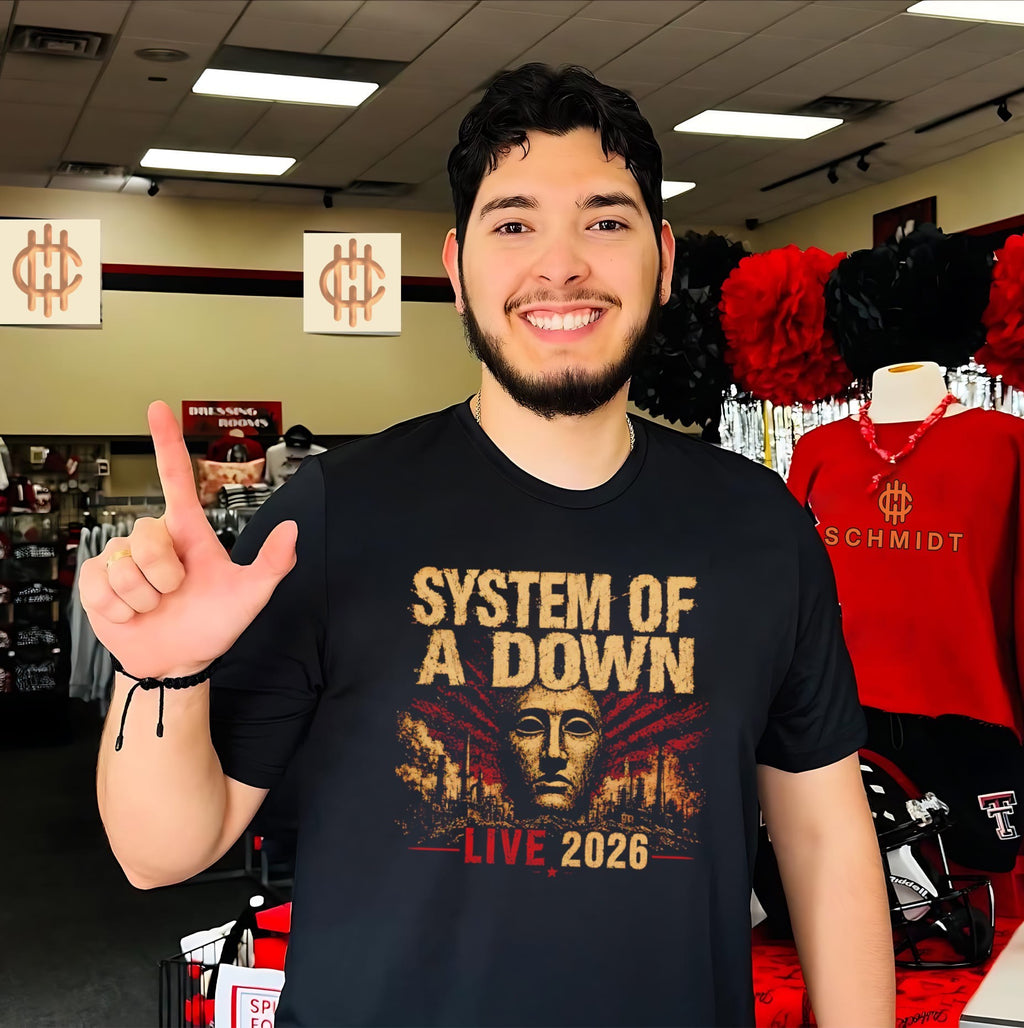 System of a Down Live 2026 SOAD Heavy Metal shirt