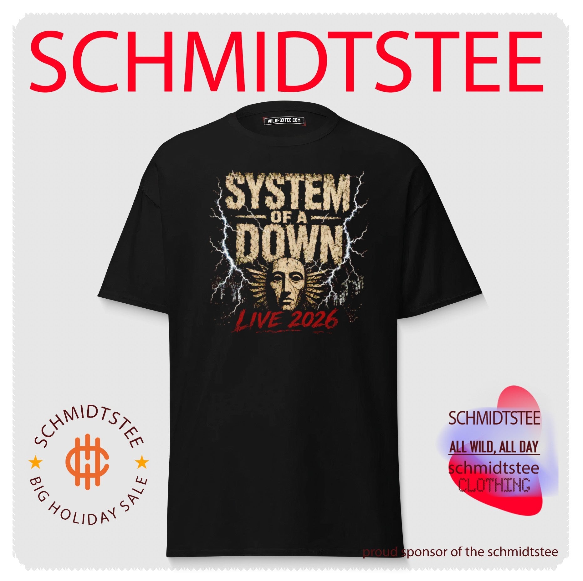 System of a Down Live 2026 Tour SOAD Heavy Metal shirt