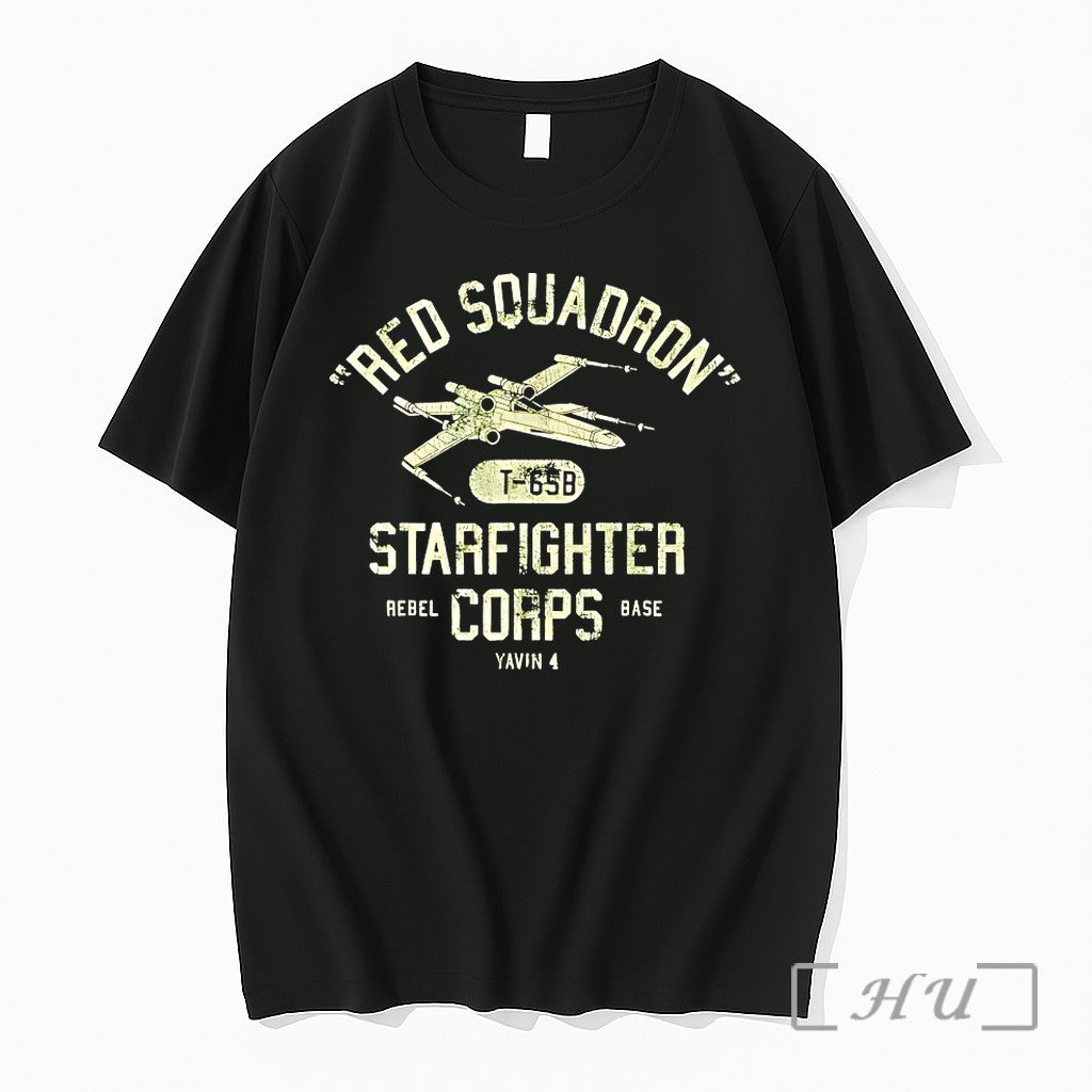 T 65b Star Wars Rebel X Wing Red Squadron Starfighter Corps Collegiate Tshirts Sweater