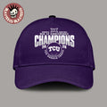 TCU Horned Frogs Women’s Basketball 2026 Big 12 Regular Season Champions Locker Room Purple Classic Cap Hat Snapback