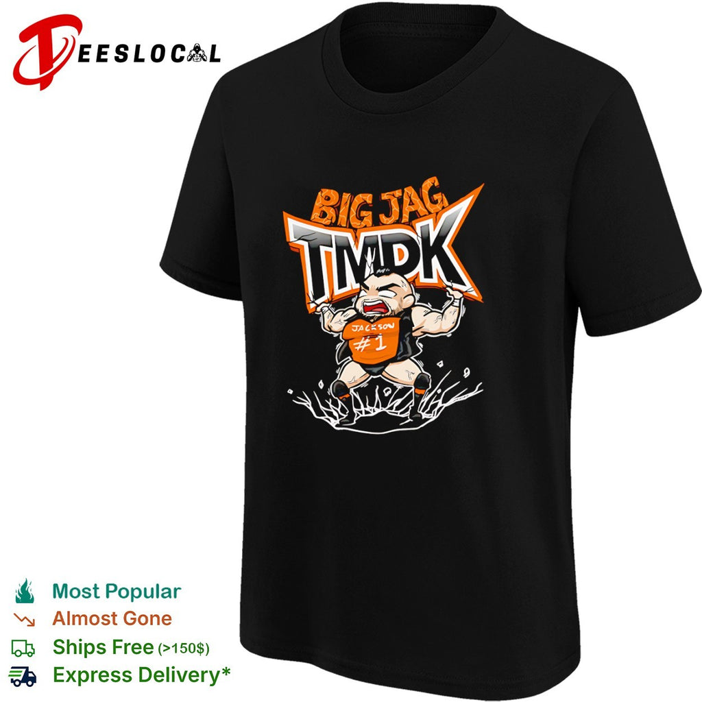 TMDK Big Jag Jackson 1 wrestling cartoon shirt