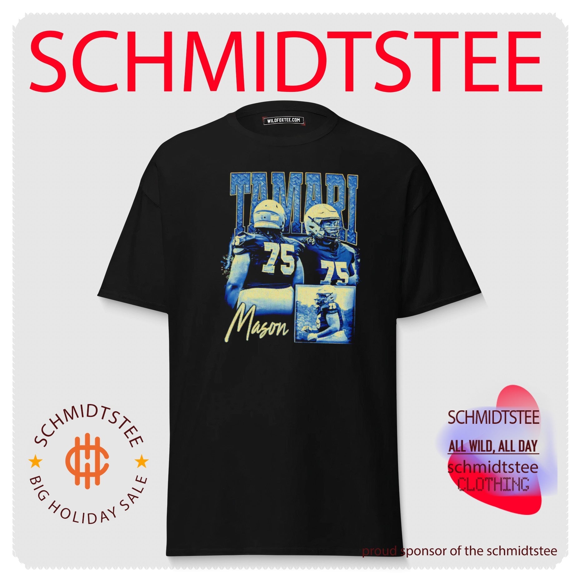 Tamari Mason Football Player athlete sports tribute shirt