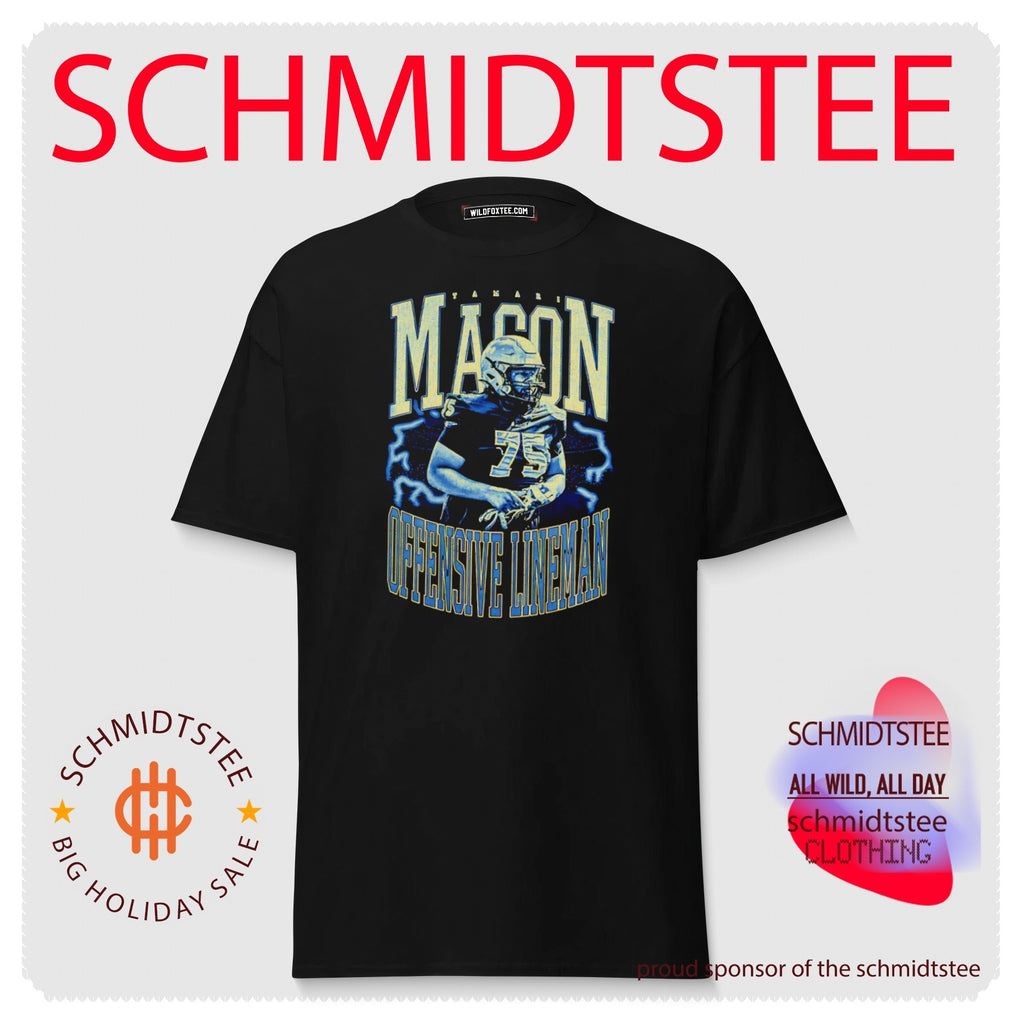 Tamari Mason Offensive Lineman football player shirt
