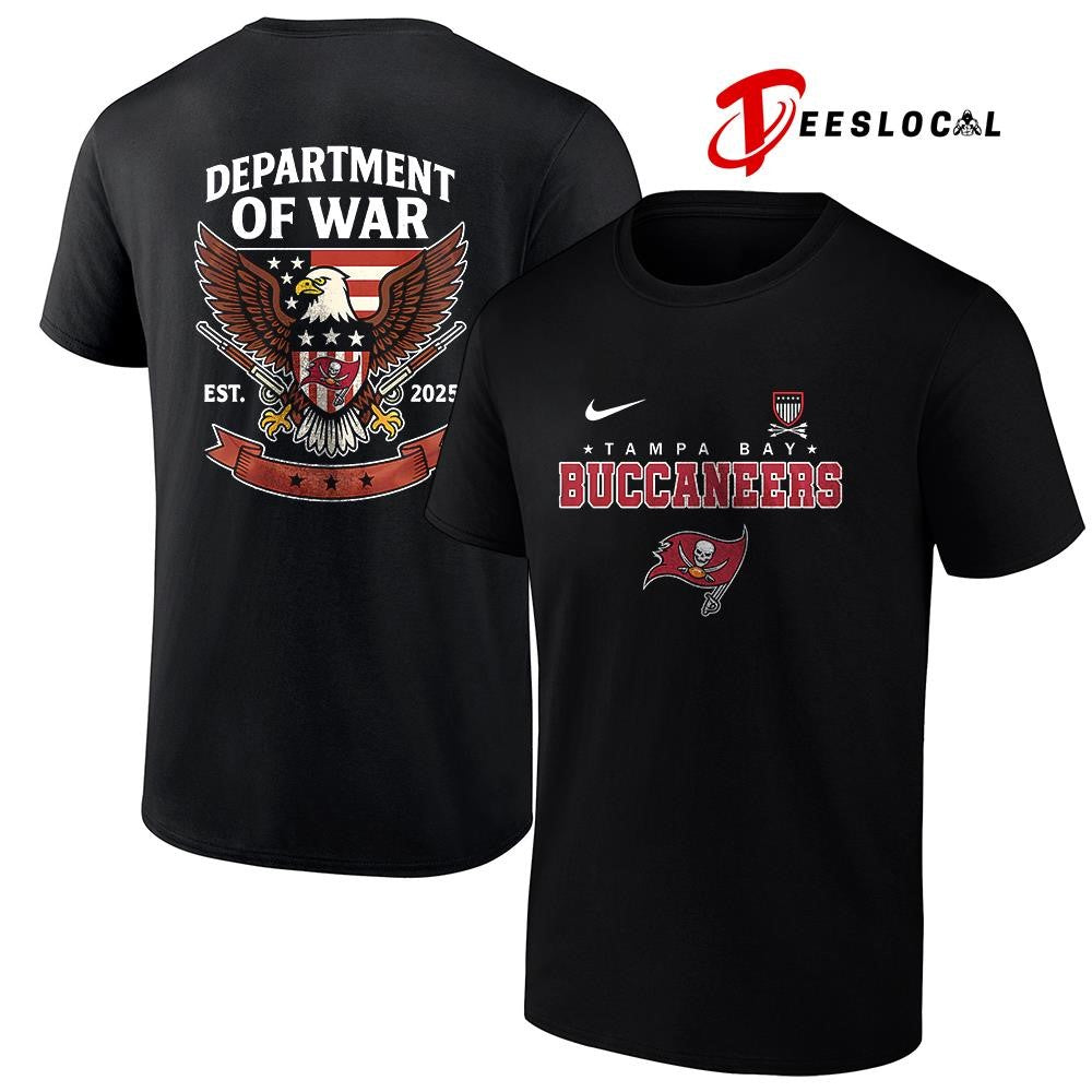 Tampa Bay Buccaneers x Department of War eagle logo shirt