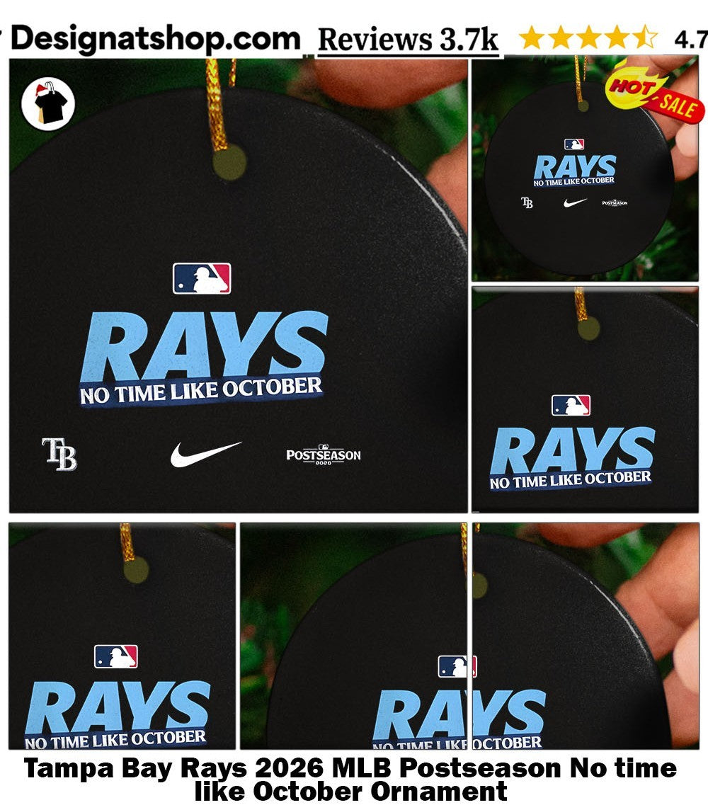 Tampa Bay Rays 2026 MLB Postseason No time like October shirt