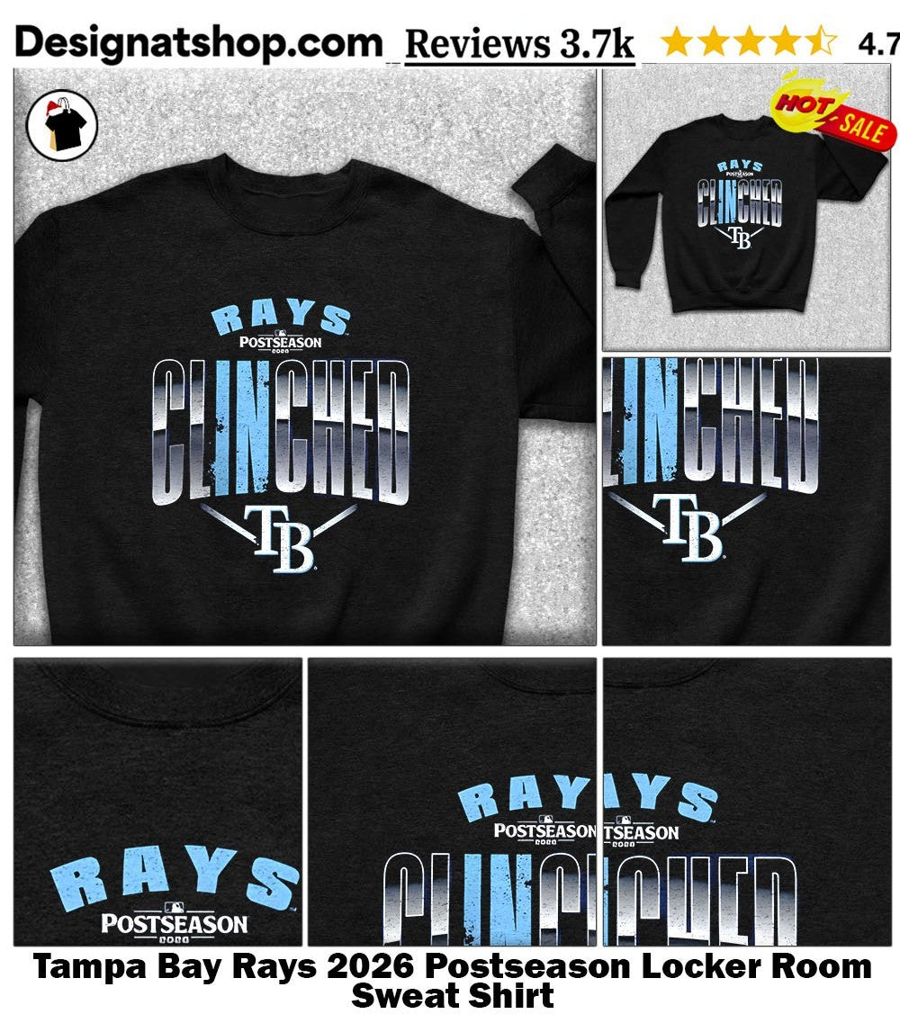 Tampa Bay Rays 2026 Postseason Locker Room shirt