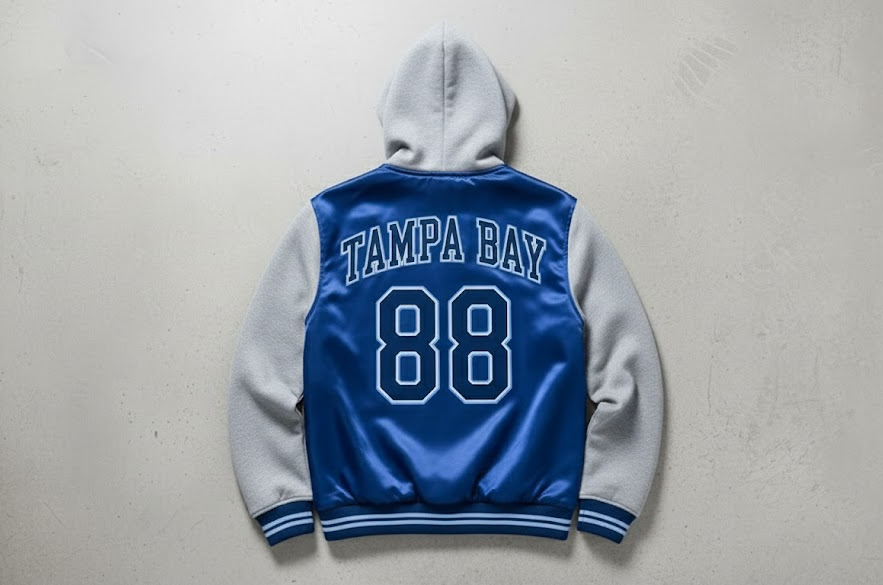 Tampa Bay Rays Bomber Hoodie Jacket – MLB Team Spirit Outerwear