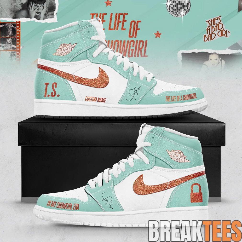 Taylor Swift ‘The Life of a Showgirl’ Custom Air Jordan 1 Shoes