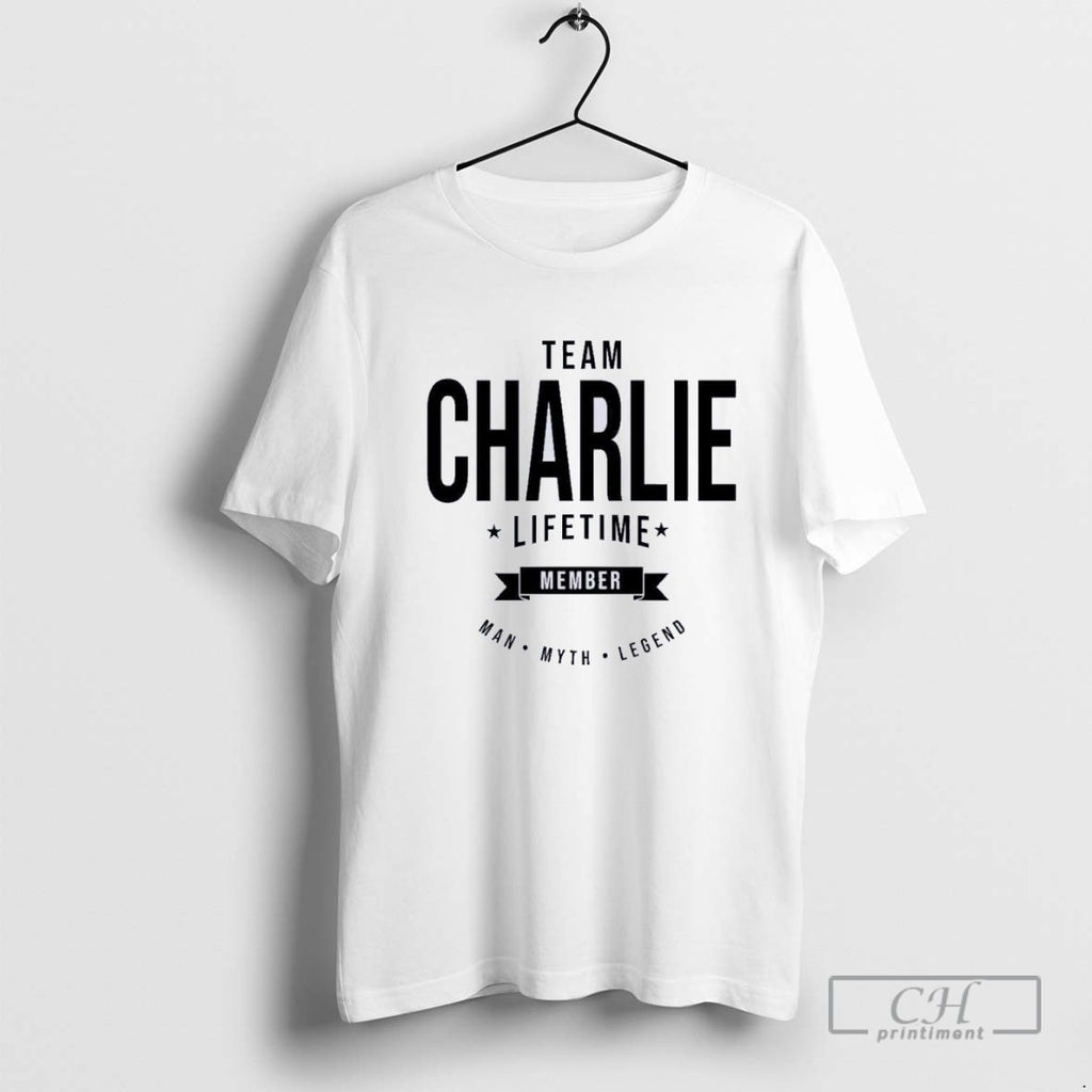 Team Charlie Kirk Life Time Memeber Man Myth Legend