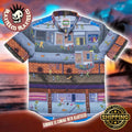 Teenage Mutant Ninja Turtles RSVLTS Retro Video Game Button Mashers Button Short Sleeve Hawaiian Shirt