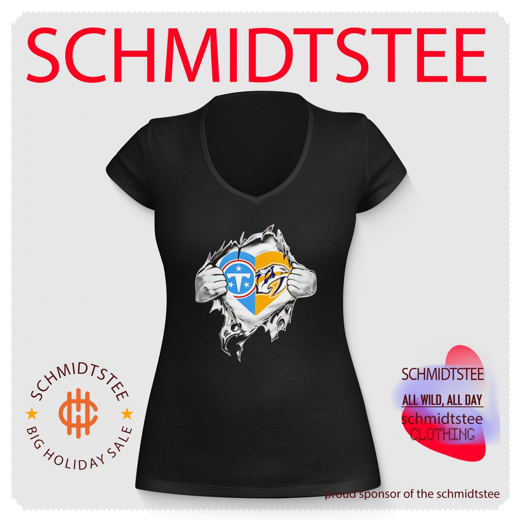 Tennessee Titans and Nashville Predators It Is in My Heart shirt