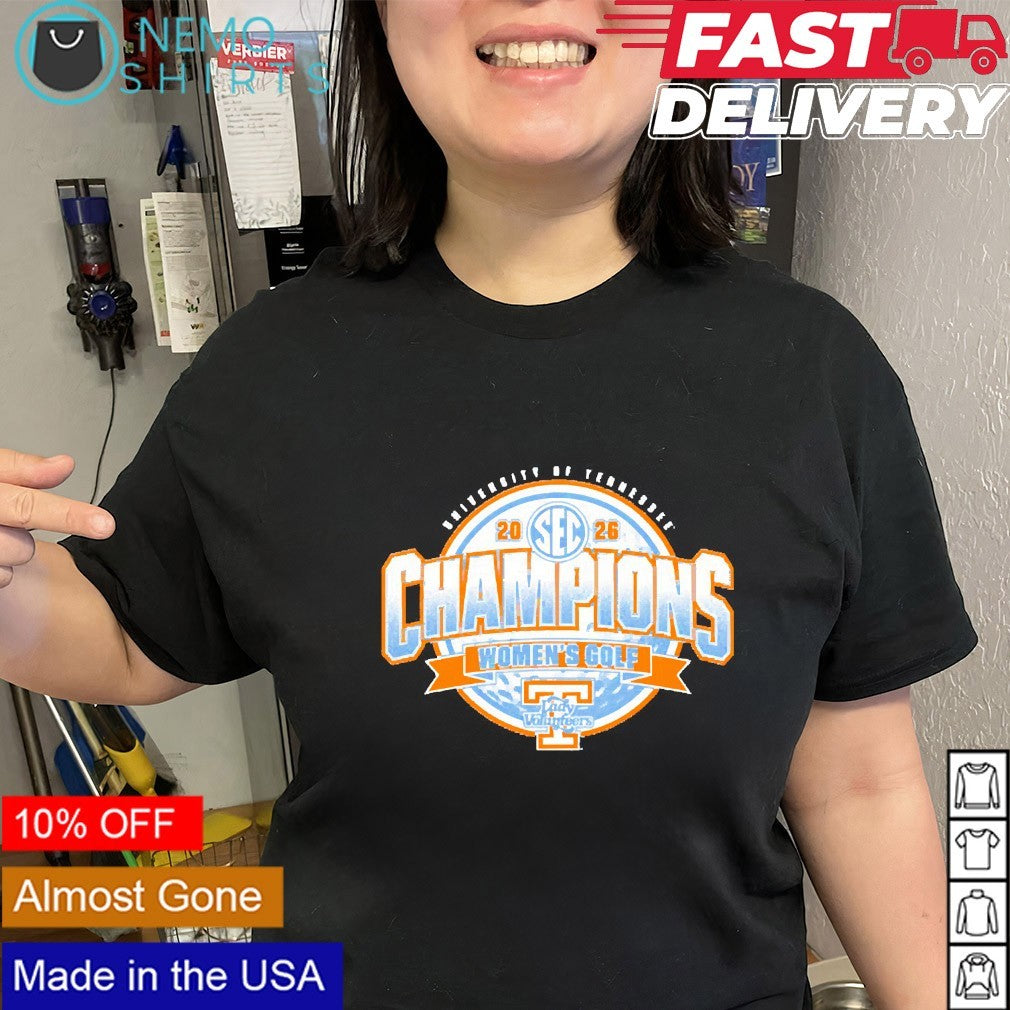 Tennessee Volunteers women’s golf 2026 SEC Champions shirt