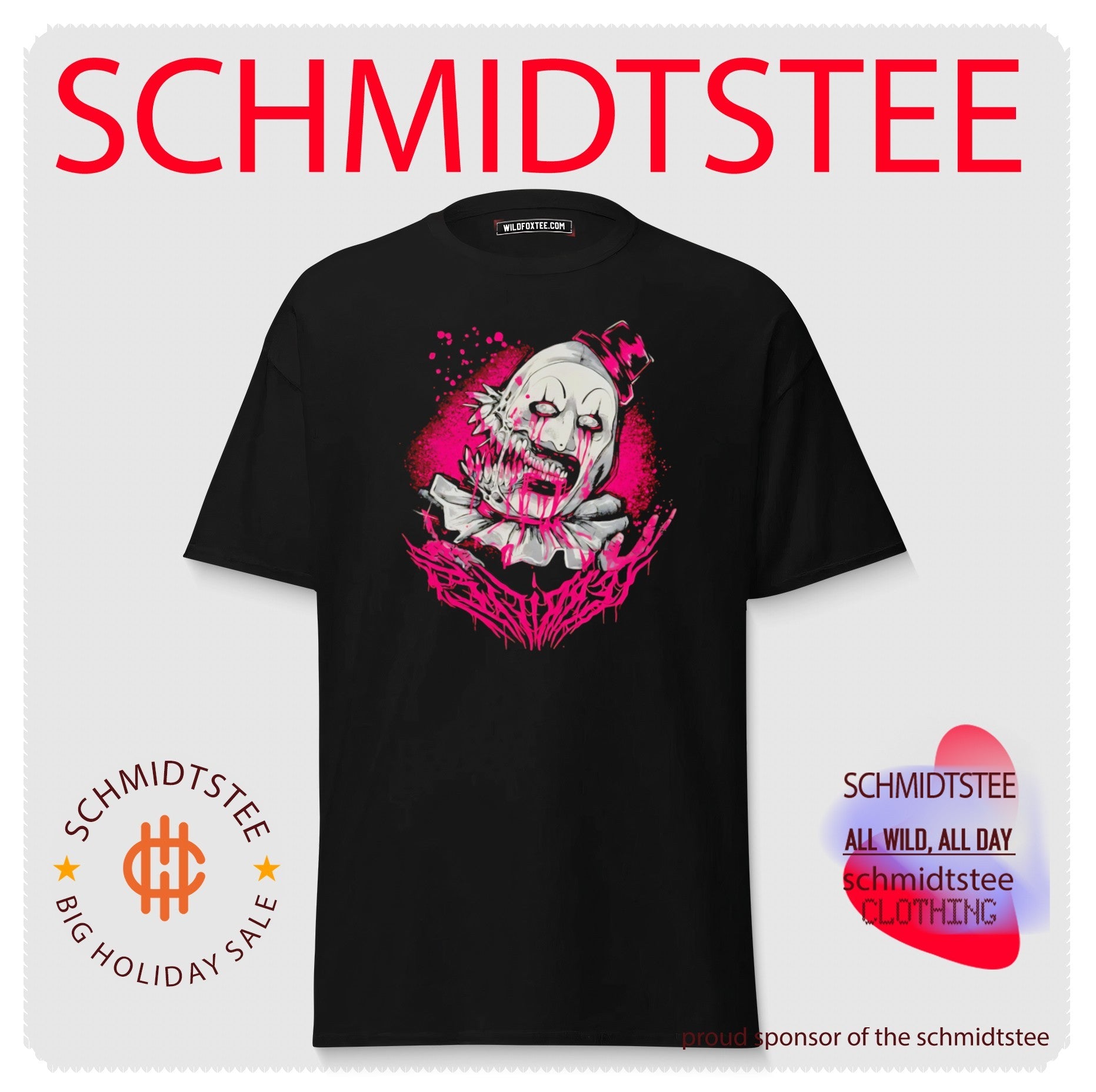 Terrifier Art the Clown Horror Slasher Damien Leone shirt