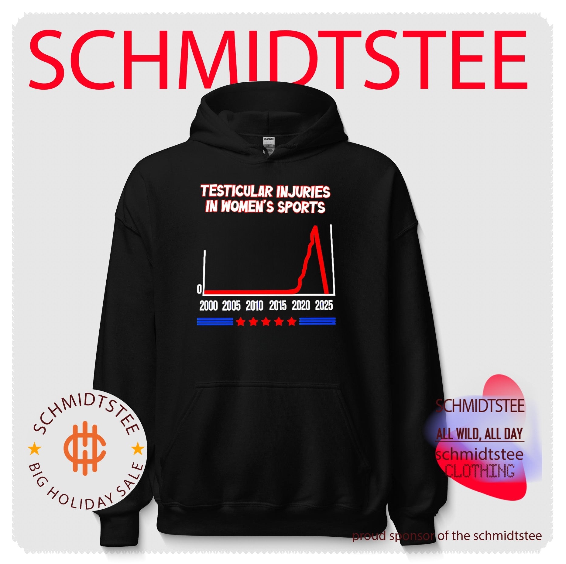Testicular Injuries in Women’s Sports Graph shirt