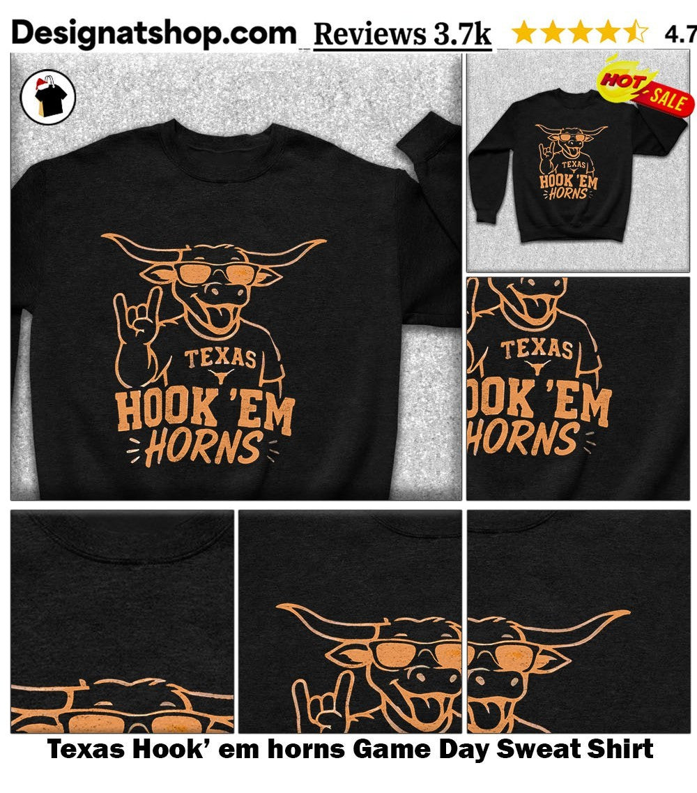 Texas Hook’ em horns Game Day shirt