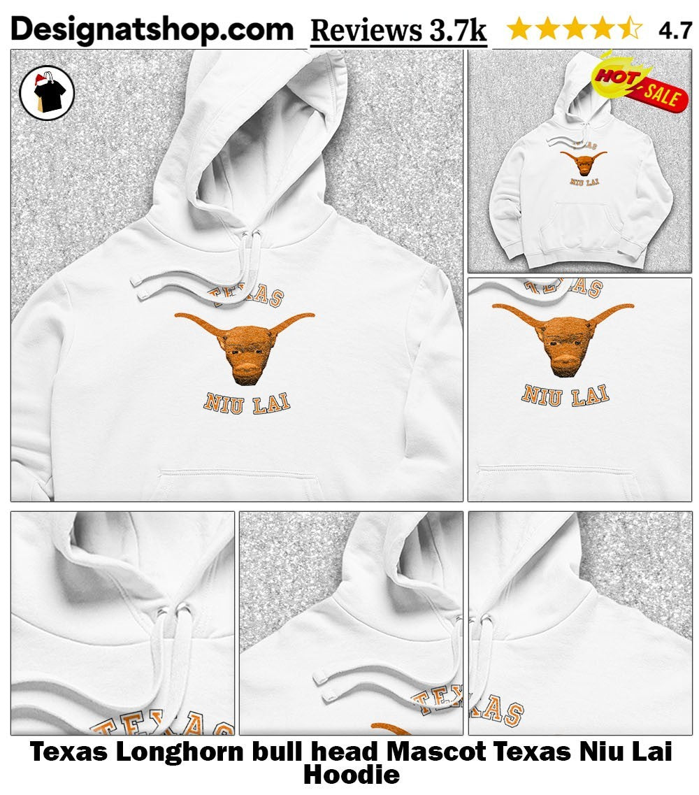 Texas Longhorn bull head Mascot Texas Niu Lai shirt