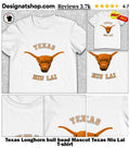 Texas Longhorn bull head Mascot Texas Niu Lai shirt
