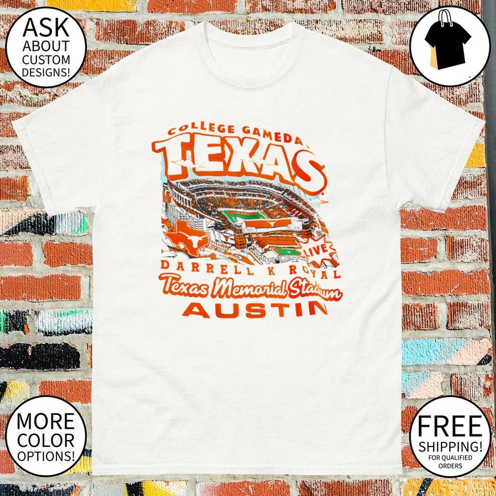 Texas Longhorns College Gameday Austin Texas Memorial Stadium September 2026 shirt