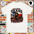 Texas Map Chainsaw Horror He’s From Texas I Can Tell Halloween shirt
