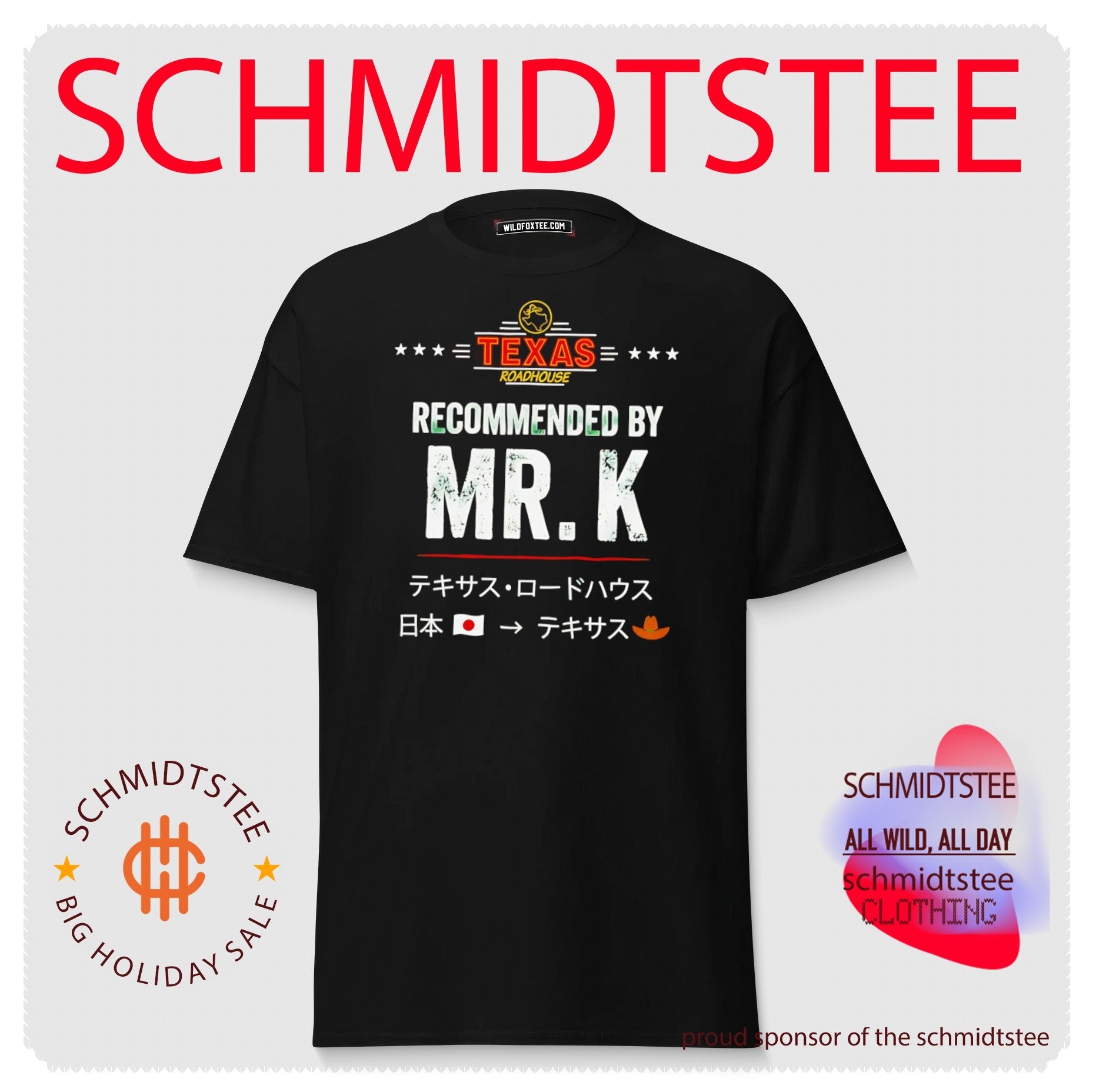 Texas Roadhouse Recommended by Mr K Fans shirt