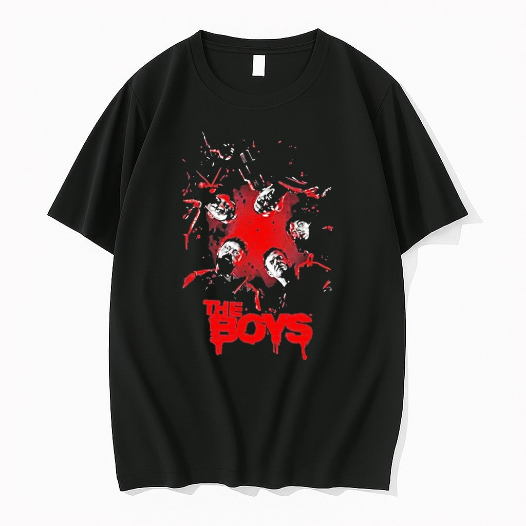 The Boys Blood Red Vintage Horror Tshirts Sweater Hoodie Jpg