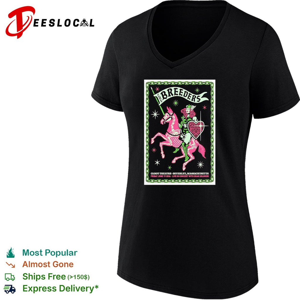The Breeders with Sean Solomon Cabot Theatre Beverly Massachusetts shirt